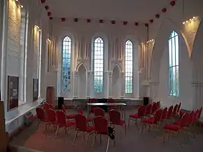 Former chancel to  Priory Church of St Mary and St Bega