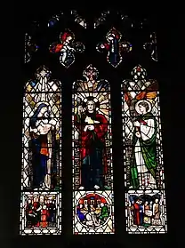 Full view St Chad window. Photograph courtesy Dave Webster