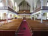 Balcony and organ