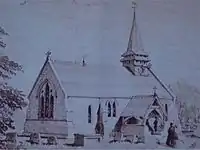 The new church in 1868, the year it was completed