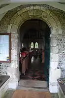 Norman north doorway, late 12th century