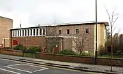 Brick church, rectangular plan, viewed from Lilford Road