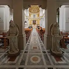 The entrance to the nave