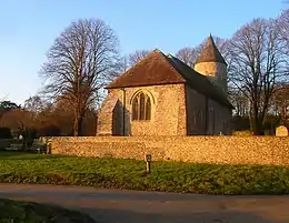 View of church from East