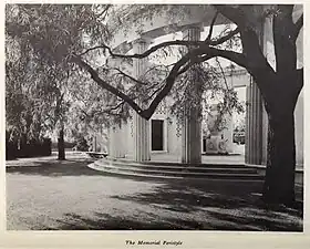 Peristyle at the Saint Mihiel American Cemetery, Thiaucourt, France, completed 1934.