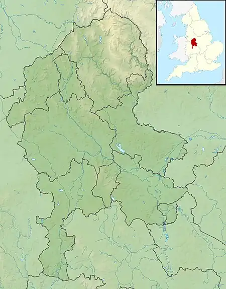 Lud's Church is located in Staffordshire