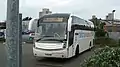 Stagecoach Yorkshire run coaches on behalf of National Express. This Caetano Levante is seen in Southampton coach station operating route 310 to Bradford