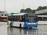 Stagecoach North East service 30 leaving South Shields Interchange with destination showing "30 Boldon ASDA".