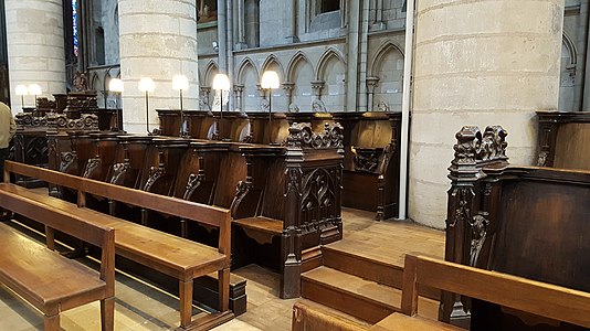 The choir stalls (15th c.)