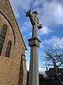 Stanton Hill War Memorial, in front of All Saints' Church