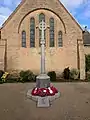 Stanton Hill War Memorial, in front of All Saints' Church