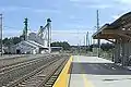 The new Amtrak Cascades stop in Stanwood.