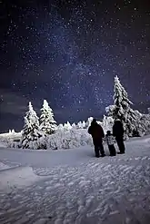 Milky Way galaxy in Trysil