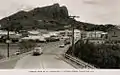 Looking across the Victoria Bridge to Townsville CBD with Castle Hill, Townsville in the background, circa 1955