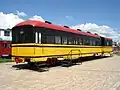 Static train coach exhibition at Zipaquira station on 2 January 2011