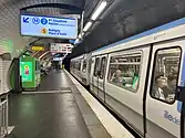 Line 7: MF 77 rolling stock at Stalingrad