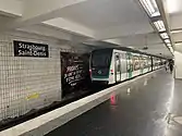 Line 9 platforms at Strasbourg–Saint-Denis