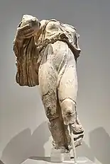 Statuette of Nike in the National Archaeological Museum of Athens.