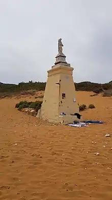 Statue of Our Lady on the site of the redoubt