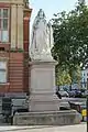 The statue of Queen Victoria outside the Town Hall