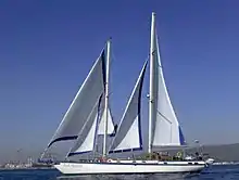 Staysail schooner Rich Harvest