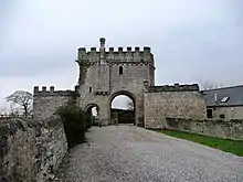 Gatehouse to Steeton Hall and Walls Adjoining