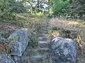 Steps up to the belfry