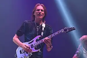 Vai performing in Wrocław in 2023