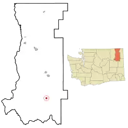 Location of Springdale, Washington