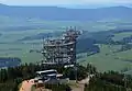 Tower in the clouds, View of Dolní Morava