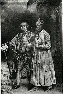 Stringer Lawrence and Nawab Wallajah in Madras