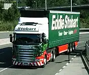 Stobart truck Sandra Ann in the latest livery.