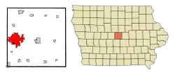 Location in the State of Iowa