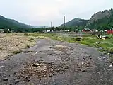 Stream running through the valley at Bolshiye Koty