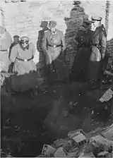 NARA copy #38They were also found in the underground bunkersStroop witnesses digging out of a bunker, possibly near the ghetto wall. 8 May 1943