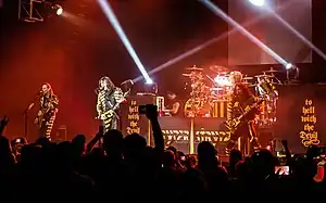 Stryper performing in 2016