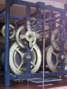 Stumbels turret clock in Totnes Museum