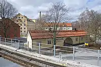 Stureby sjukhem viewed from Svedmyra (tunnelbanestation).