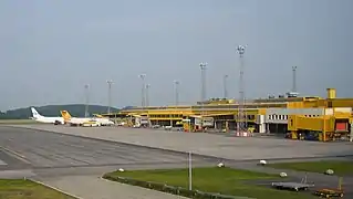 Malmö Airport, terminal from domestic side