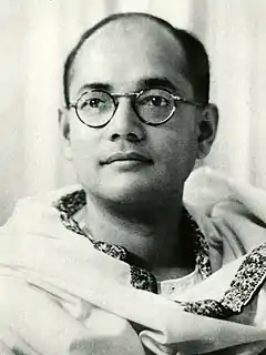 An image of Subhas Chandra Bose.