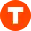 The symbol for the Tōzai Line of the Kyoto Municipal Subway.