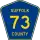 County Route 73 marker