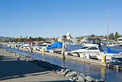 Suisun City Marina with City Hall in the background