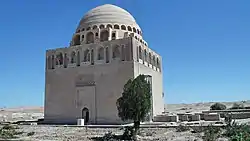 Mausoleum of Sultan Ahmad Sanjar (c. 1152) in Merv (present-day Turkmenistan)