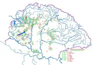 Hungarian tribe names in the Carpathian Basin