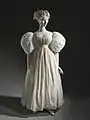 White summer dress, c. 1830.