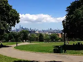 Sunset Park, the park after which the neighborhood is named