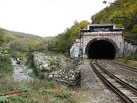 Surami pass railway tunnel