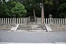 Memorial Shinto shrine and mausoleum honoring Emperor Sutoku