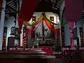 The interior of the cathedral